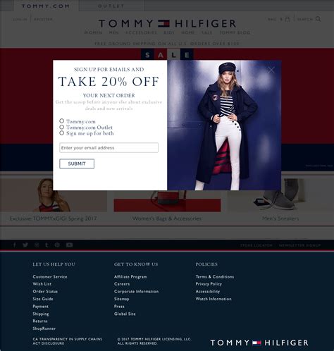 tommy hilfiger competitors